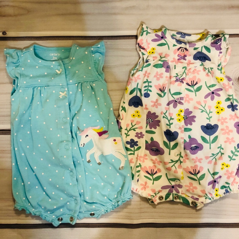 Carter’s baby romper bundle